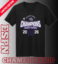 Official Young Harris College Men’s Basketball 2026 Conference Carolinas Tournament Champions Shirt