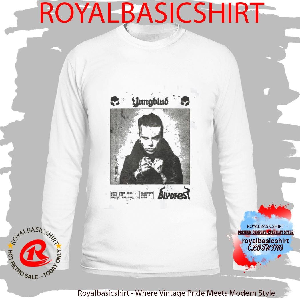 Official Yungblud Bludfest 2026 Park 360 Hradec Kralove Czech On June 27th Shirt
