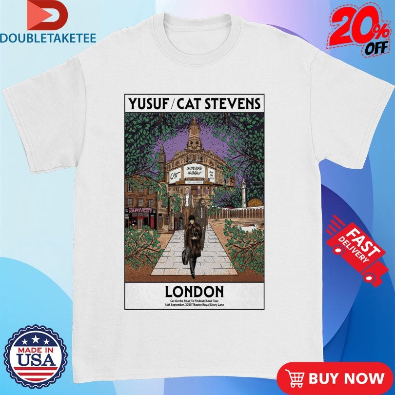 Official Yusuf Cat Stevens Show London, UK 09-14-2025 Shirts