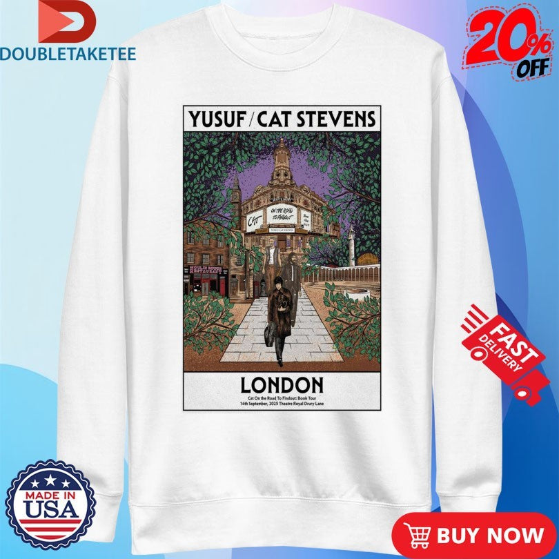 Official Yusuf Cat Stevens Show London, UK 09-14-2025 Shirts