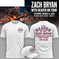 Official Zach Bryan 2026 WITH HEAVEN ON TOUR Raymond James Stadium Two Sided Shirt