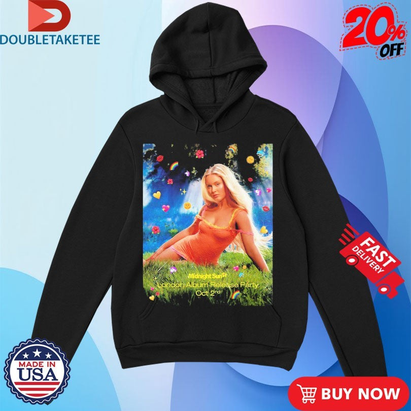 Official Zara Larsson Midnight Sun London Album Release Party On October 2 2025 Shirts