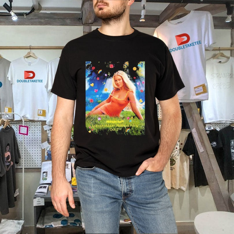 Official Zara Larsson Midnight Sun London Album Release Party On October 2 2025 Shirts