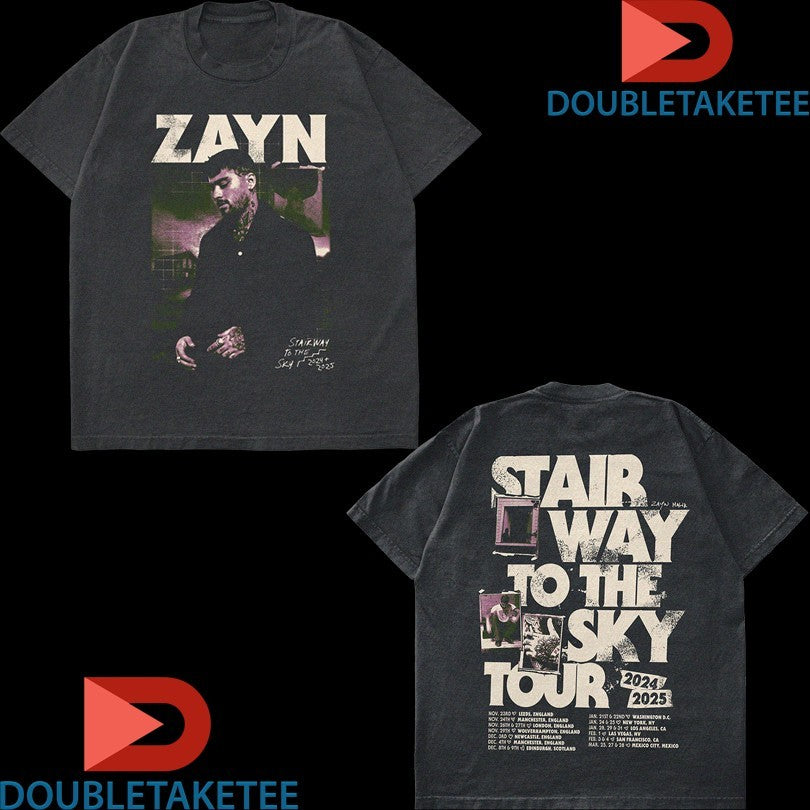 Official Zayn Stairway To The Sky Tour 2024 2025 T-Shirts
