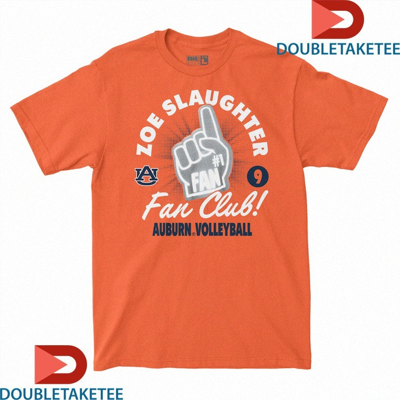 Official Zoe Slaughter Fan Club Auburn Tigers Women’s Volleyball Shirts