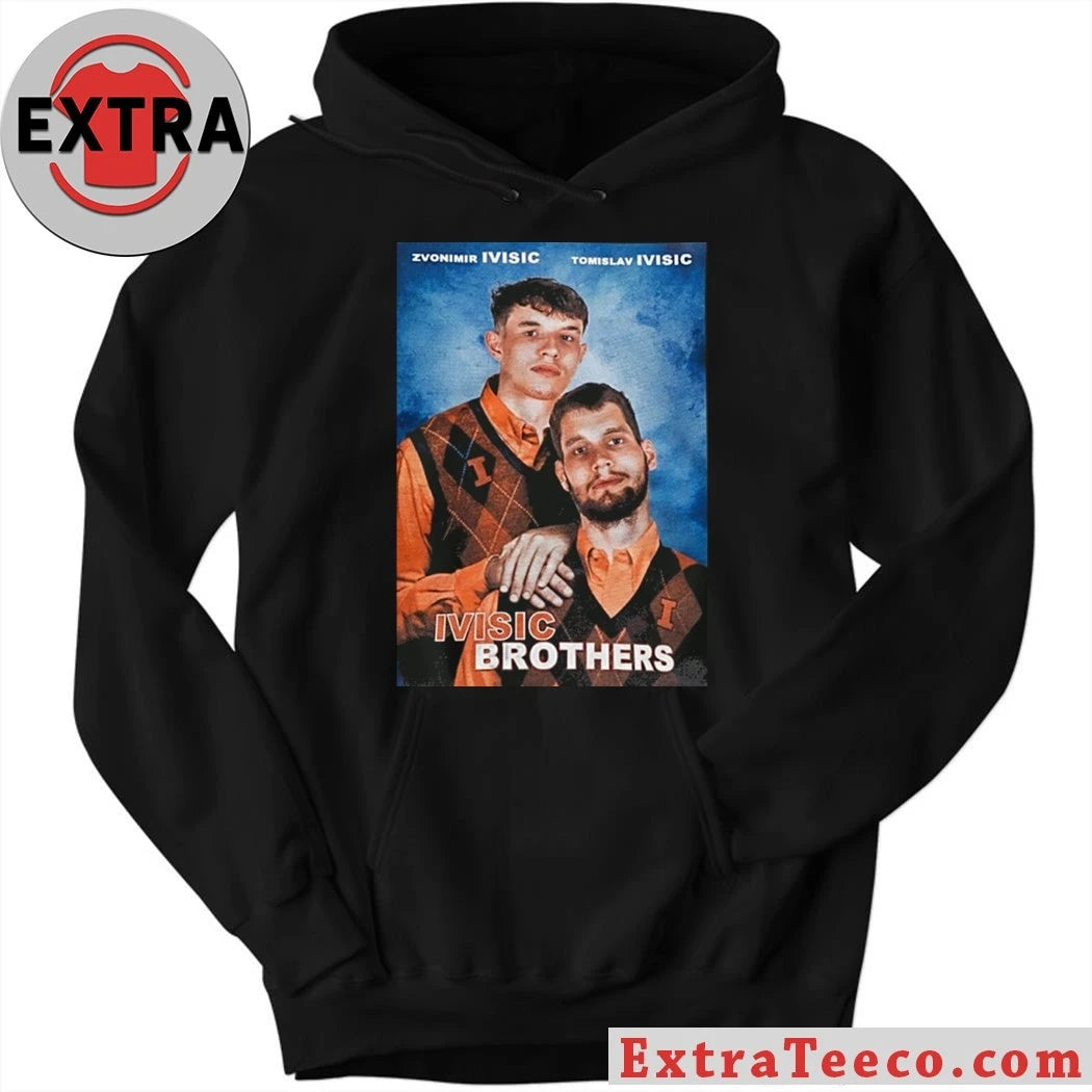 Official Zvonimir Ivisic and Tomislav Ivisic are well-known Croatian college basketball players currently playing for the Illinois Fighting Illinois team Shirt