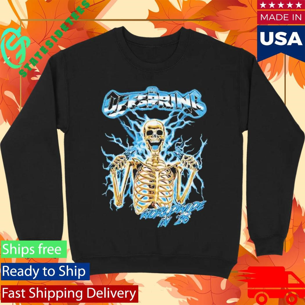 Offspring Spark Plug Skeleton 2026 Tour Shirt