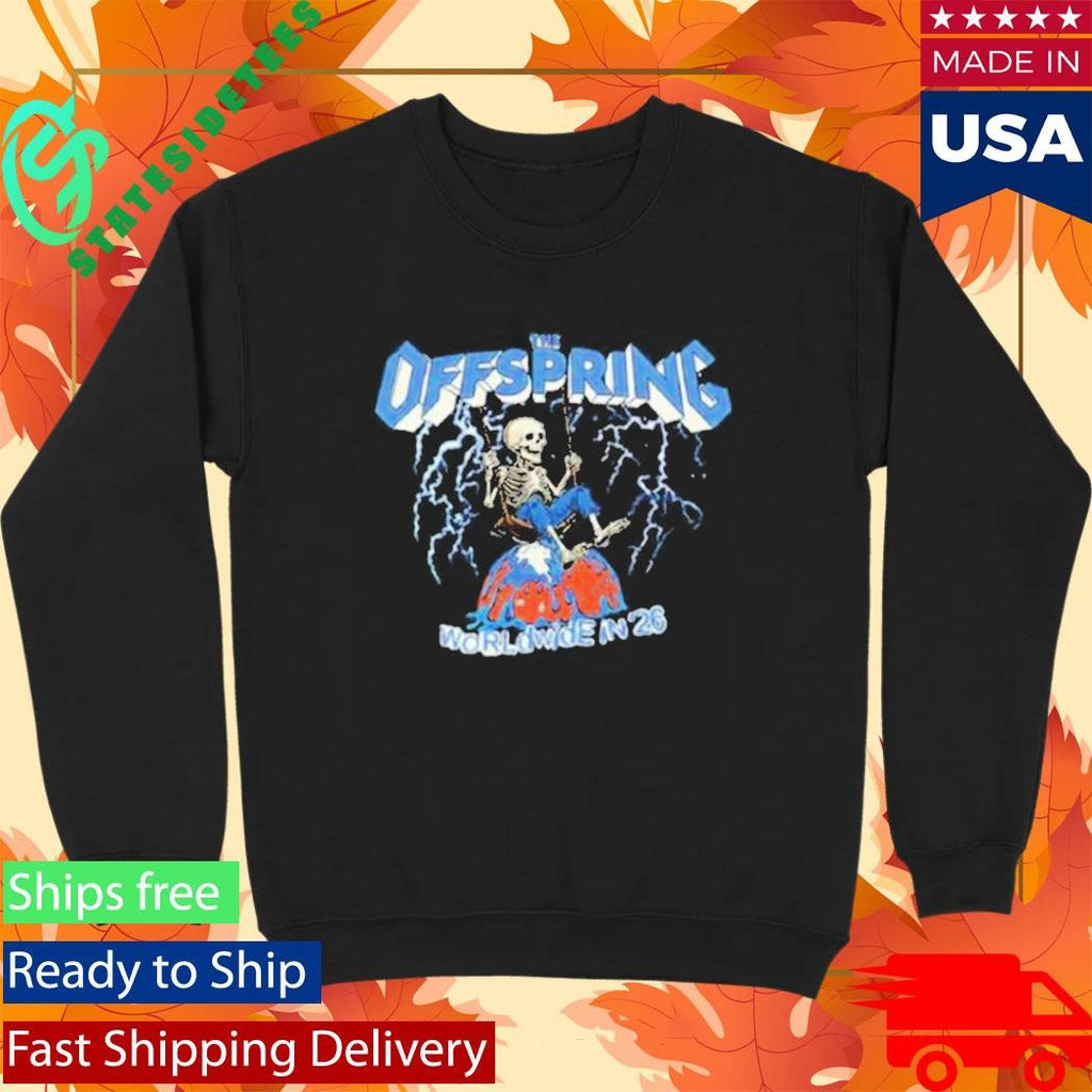 Offspring Swinging Skeleton 2026 Tour Shirt