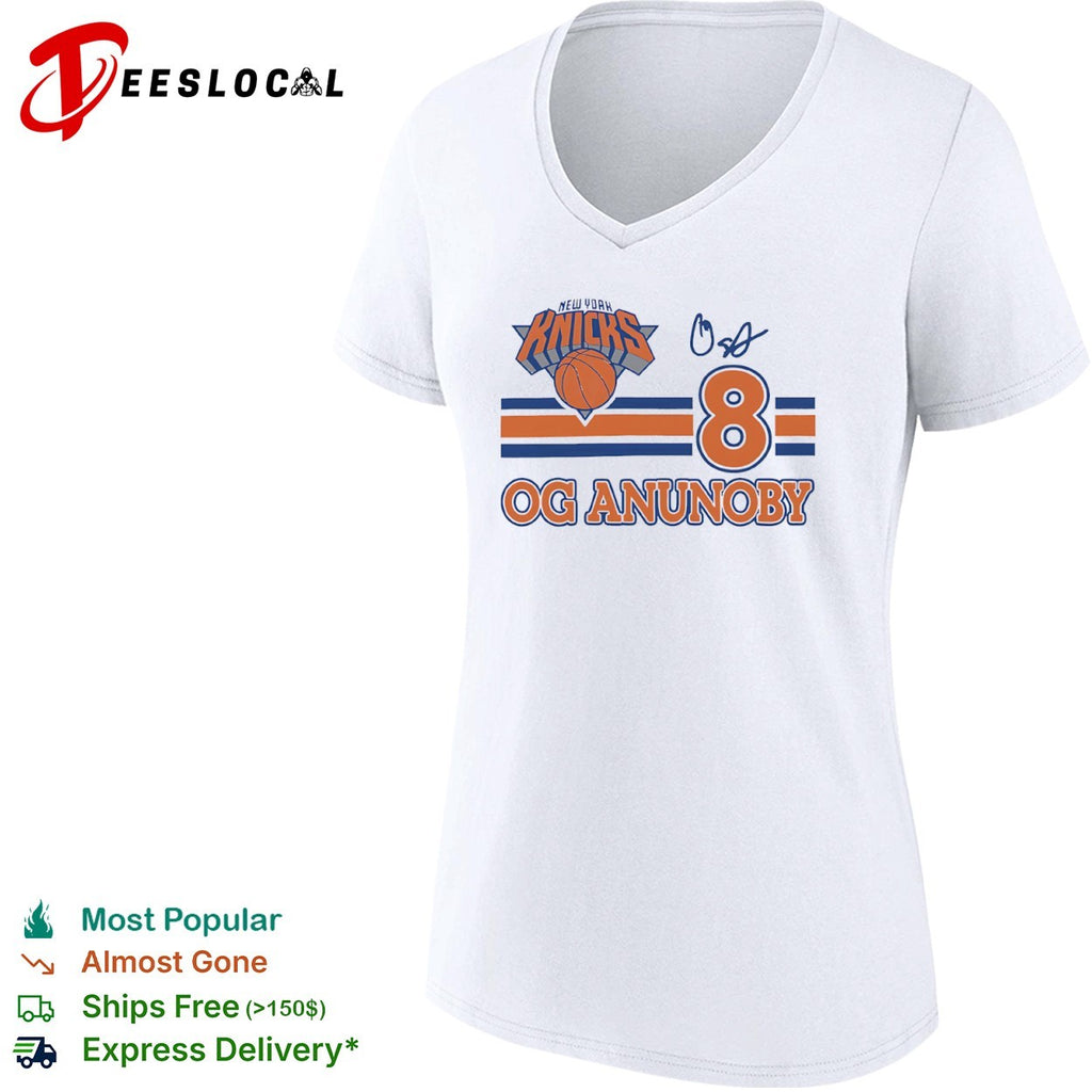 Og Anunoby New York Knicks logo signature shirt