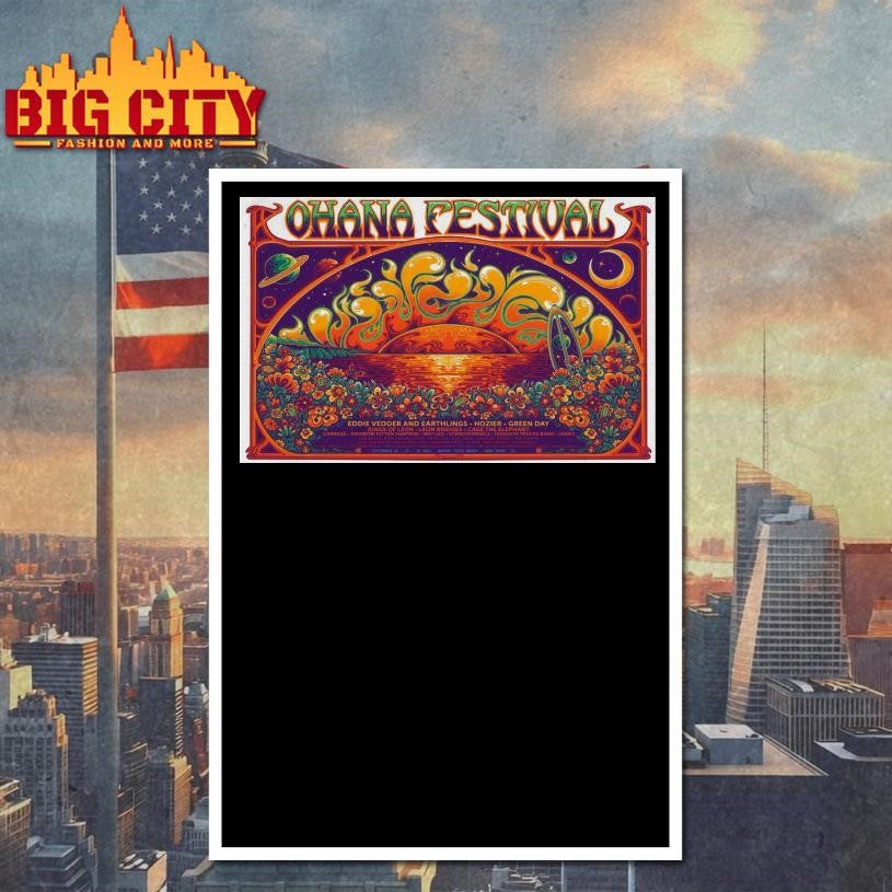 Ohana Festival At Doheny State Beach On Sep 26-28 2025 Poster Shirt