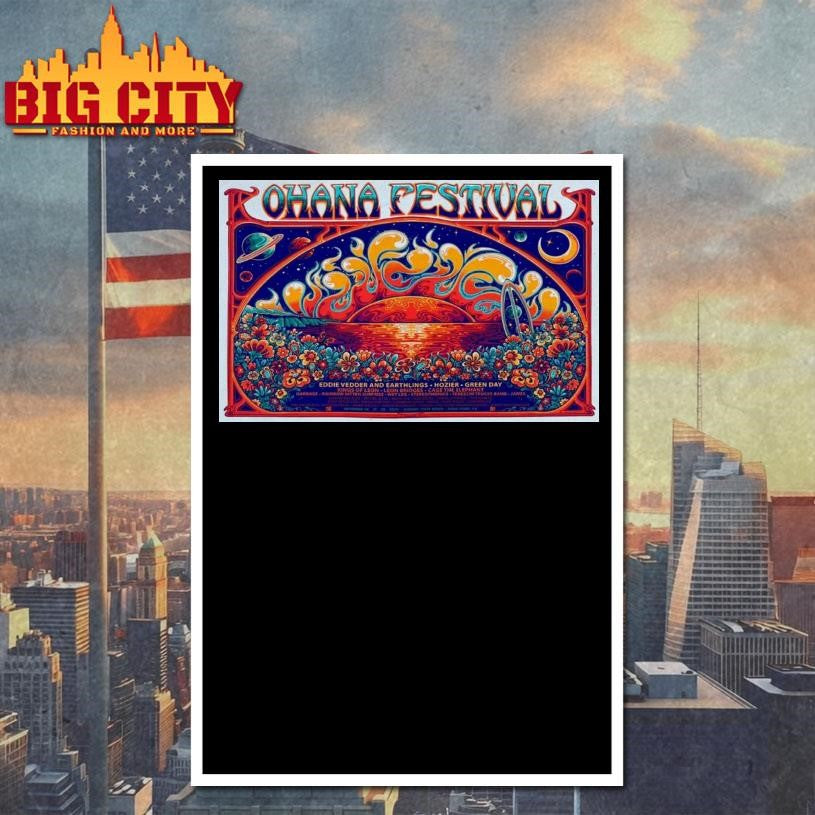 Ohana Festival Show Dana Point, CA 2025 Poster Shirt