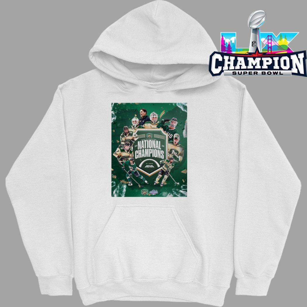 Ohio Bobcat Hockey Acha Men’s Division 1 National Champions Shirt