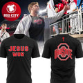 Ohio State Football Thank You Jesus Won 2025 Two Sided Shirt