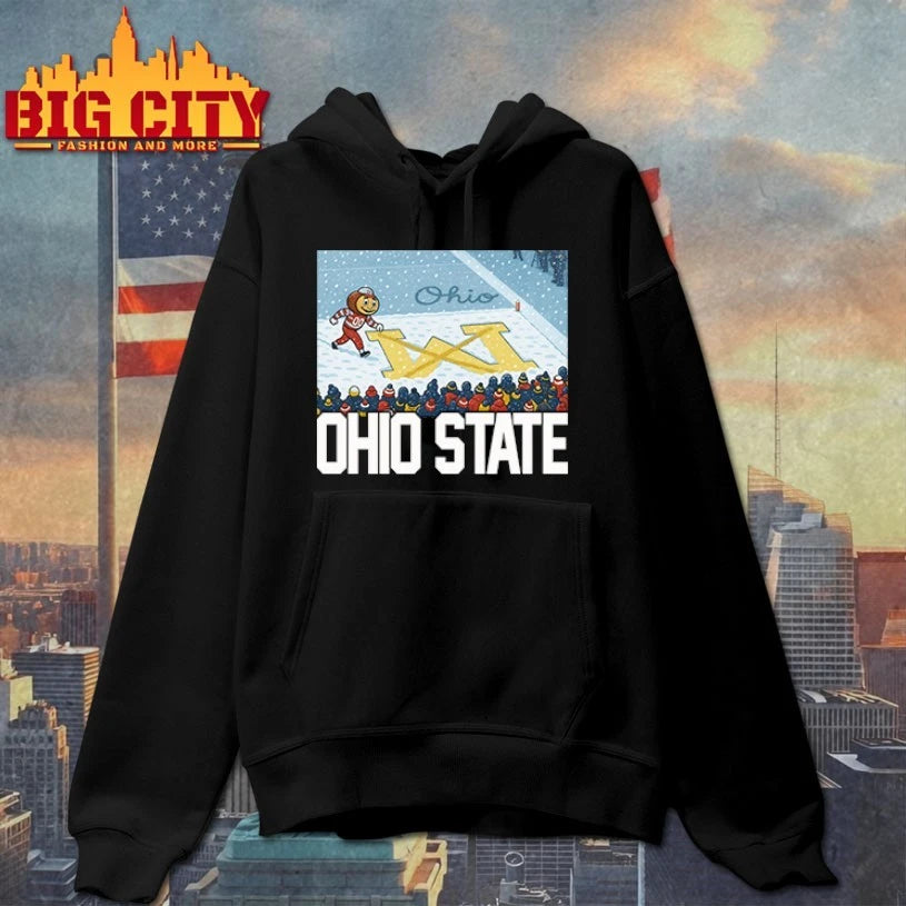 Ohio Vs Michigan Rivalry Script Ohio On Big M shirt