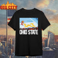 Official Ohio Vs Michigan Rivalry Script Ohio On Big M Shirt