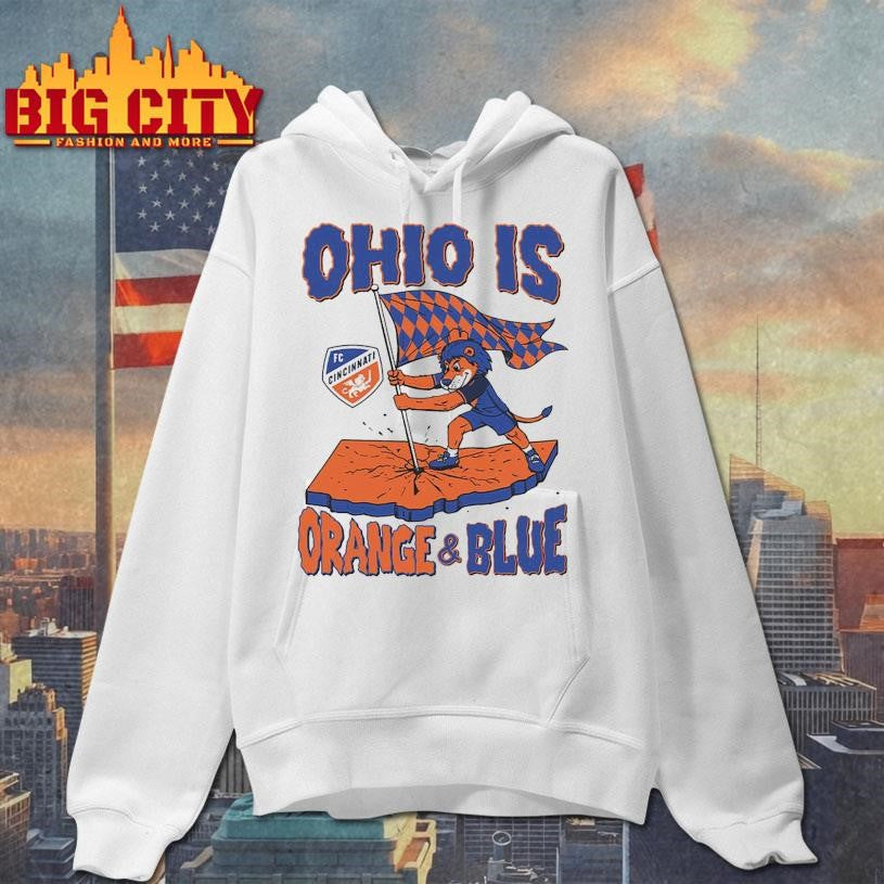 Ohio is Orange &amp; Blue FC Cincinnati Shirt