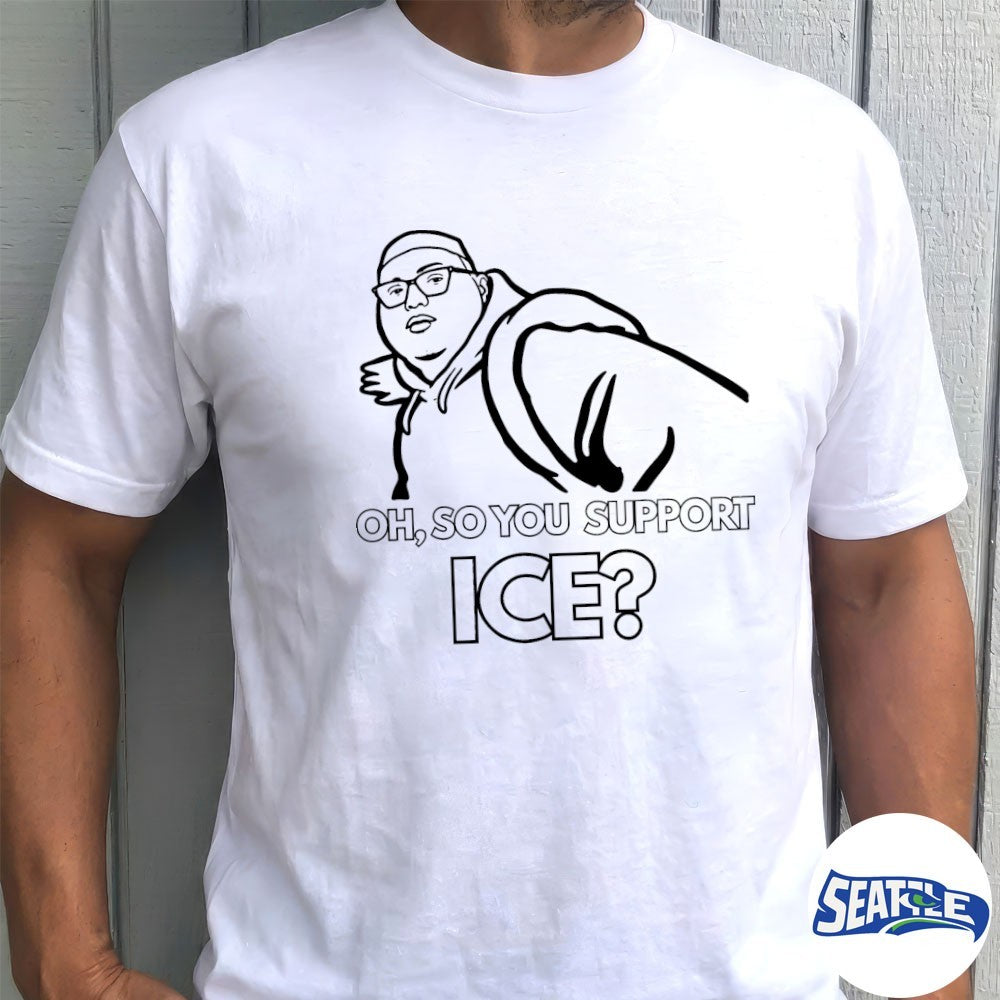 Okay Oh So YOu Support ICE – Illinois Punching Nazis Kid – Best Funny 2026 shirt