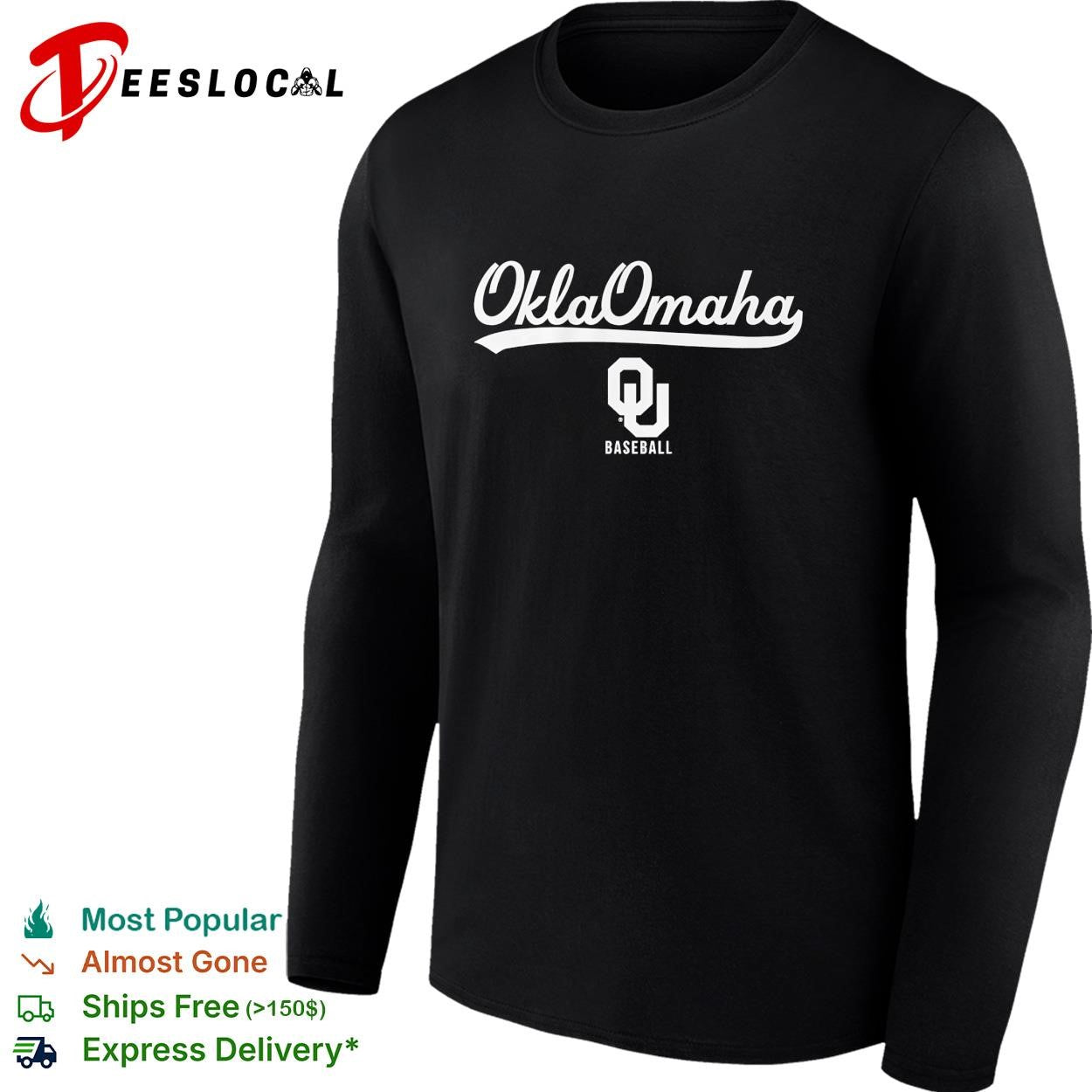 OklaOmaha Oklahoma Sooners baseball College World Series graphic shirt