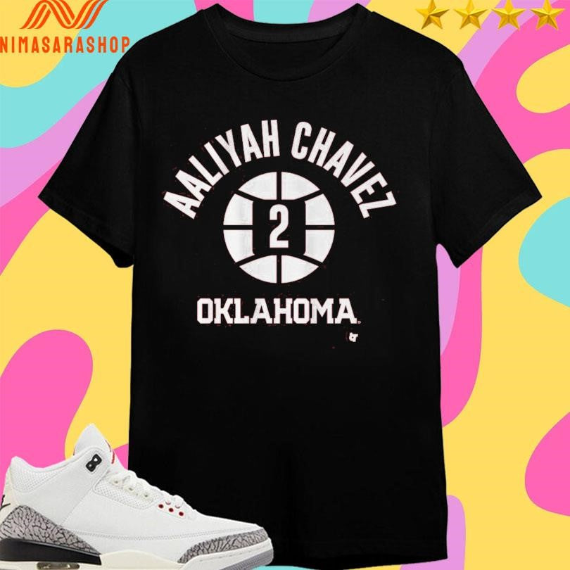 Oklahoma Basketball Aaliyah Chavez Name Number Ball 2 Shirts