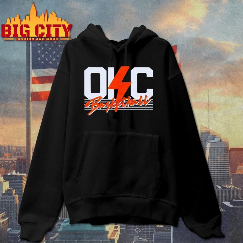 Oklahoma City Thunder basketball lightning shirt