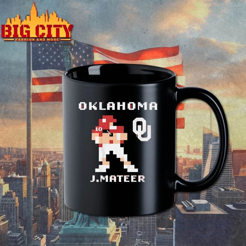 Oklahoma Football John Mateer Retro Baller Shirt