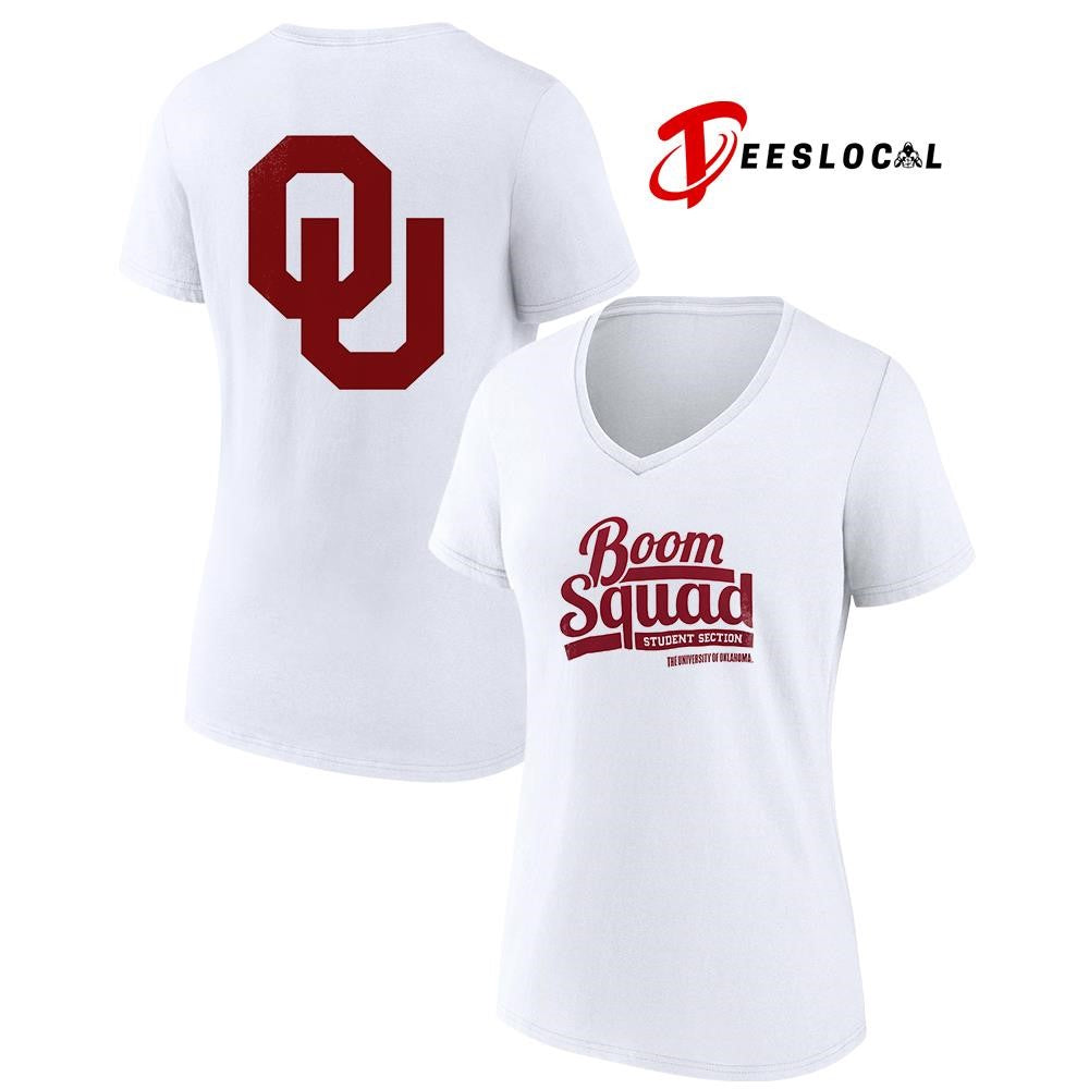 Oklahoma Soners x the University of Oklahoma x Boom Squad student section logo shirt