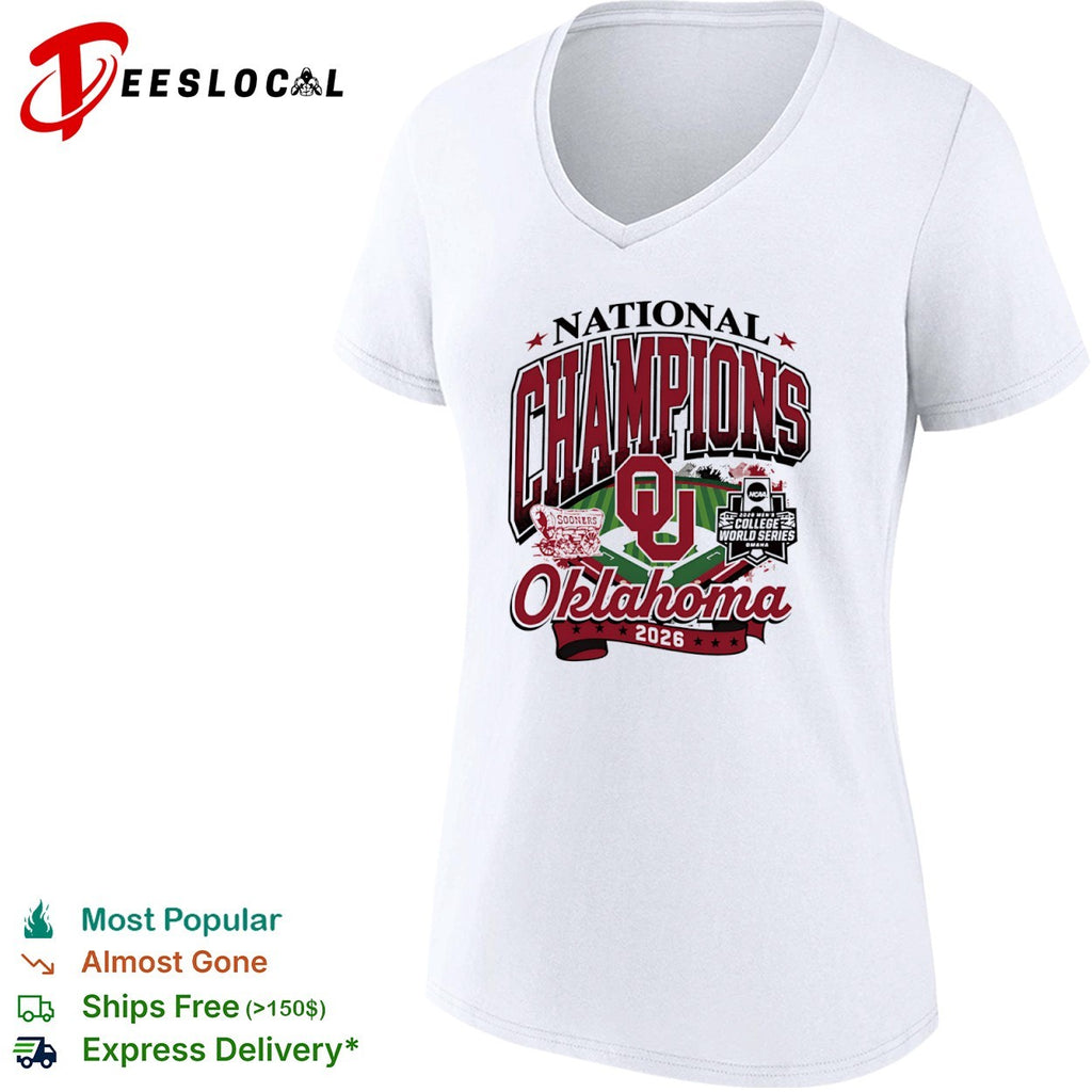 Oklahoma Sooners 2026 national champions stadium shirt