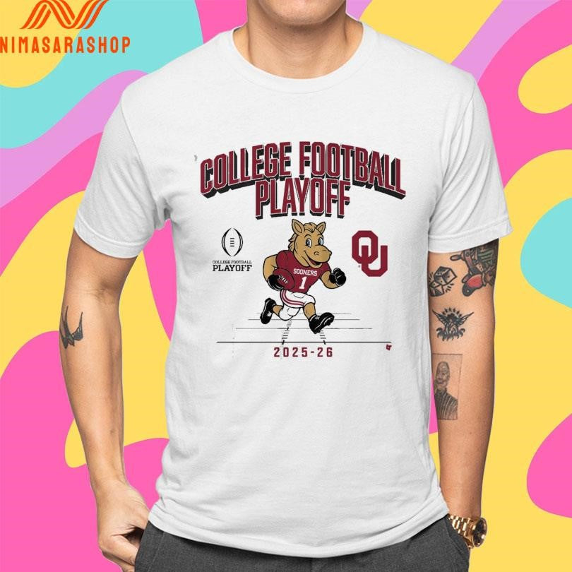 Oklahoma Sooners Football College Football Playoff 2025-2026 Mascot Shirts