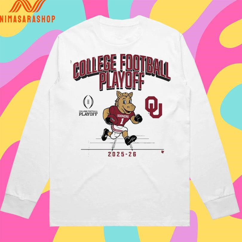 Oklahoma Sooners Football College Football Playoff 2025-2026 Mascot Shirts