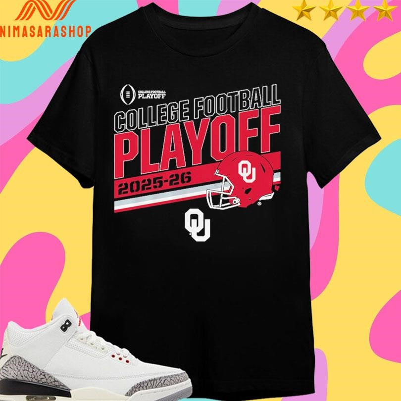 Oklahoma Sooners Football College Football Playoff 2025-2026 Stripe Shirts