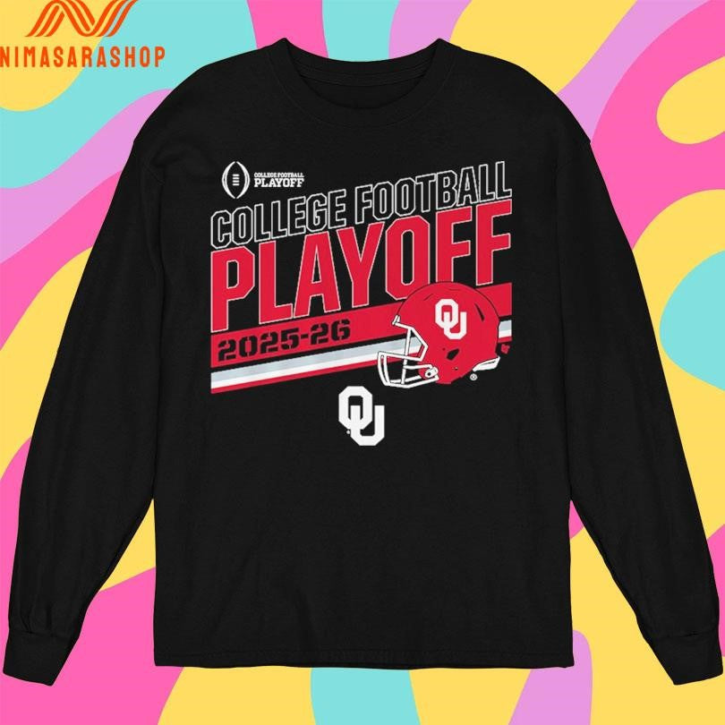 Oklahoma Sooners Football College Football Playoff 2025-2026 Stripe Shirts