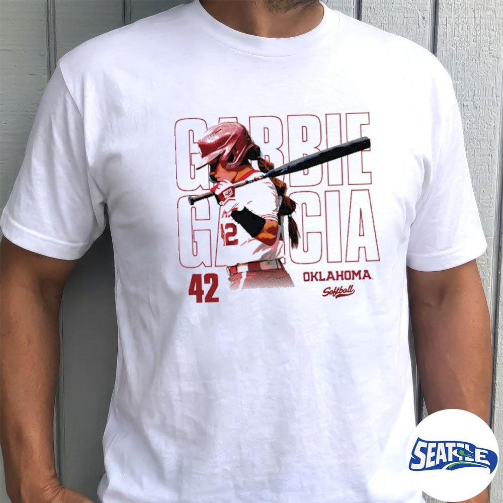 Oklahoma Sooners NCAA Softball 2026 Gabriella Garcia 42 Collage shirt