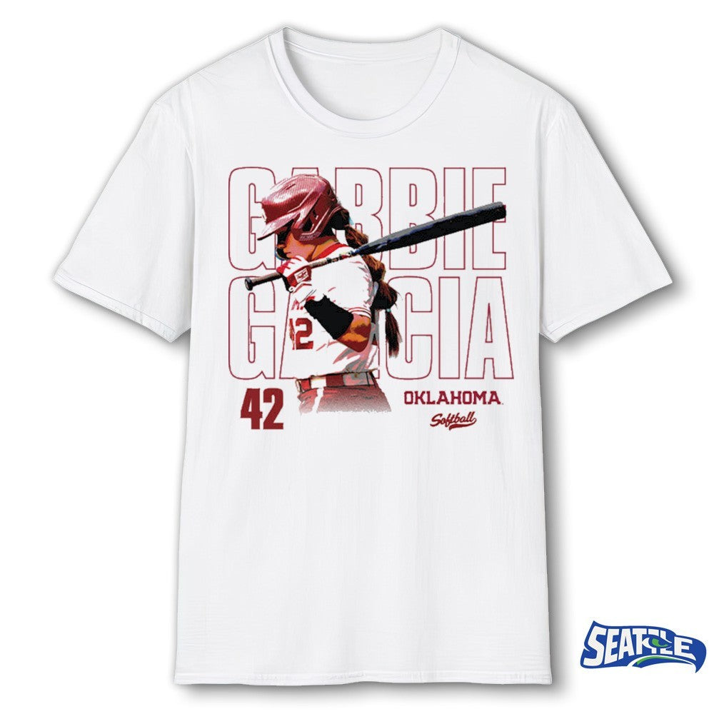 Oklahoma Sooners NCAA Softball 2026 Gabriella Garcia 42 Collage shirt