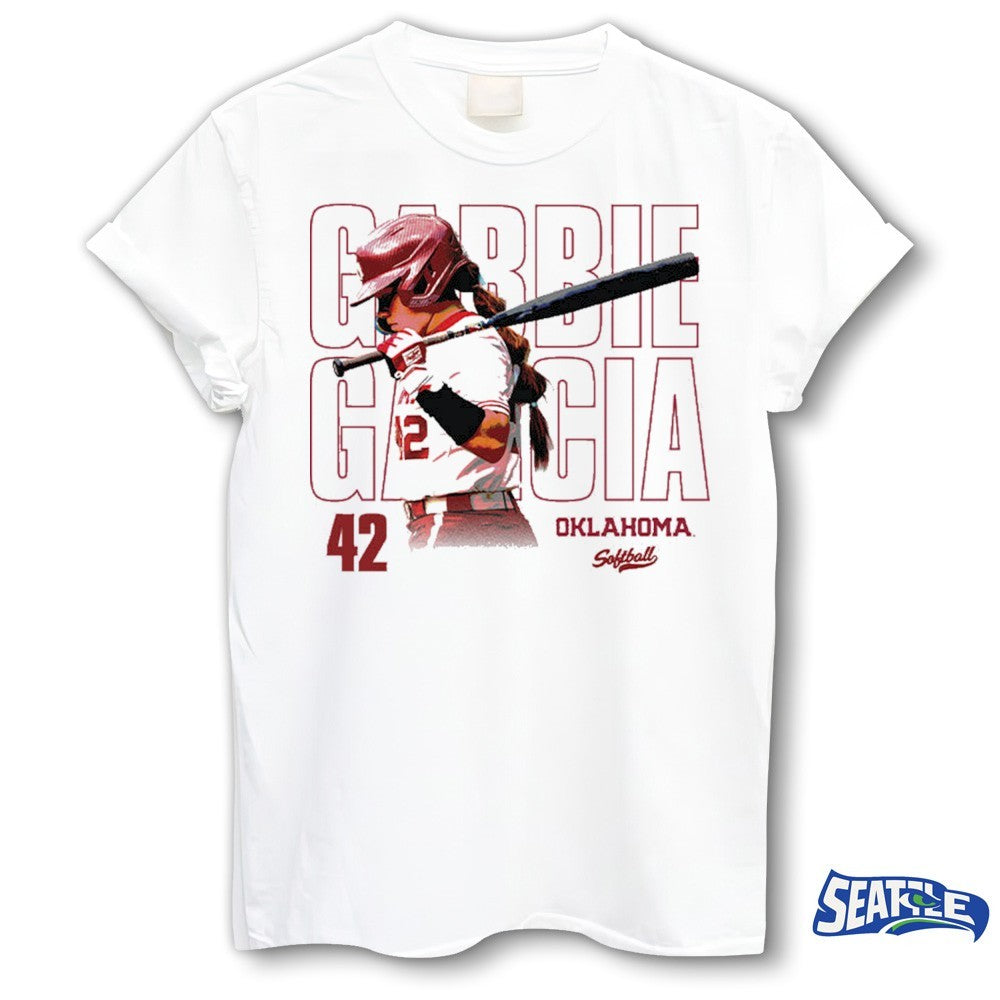 Oklahoma Sooners NCAA Softball 2026 Gabriella Garcia 42 Collage shirt