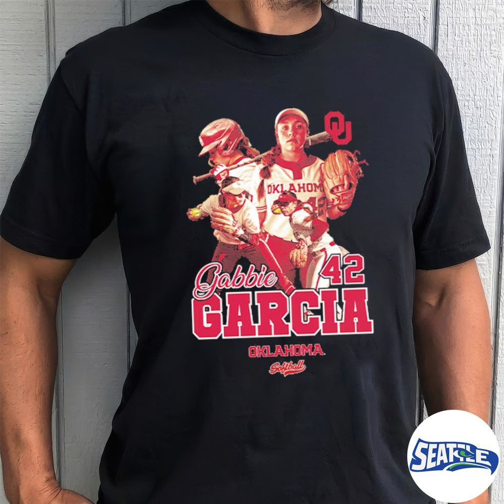 Oklahoma Sooners NCAA Softball 2026 Gabriella Garcia Collage shirt