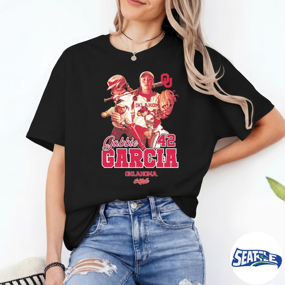 Oklahoma Sooners NCAA Softball 2026 Gabriella Garcia Collage shirt