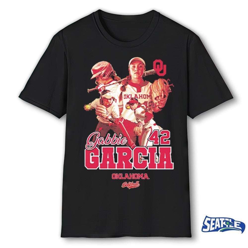 Oklahoma Sooners NCAA Softball 2026 Gabriella Garcia Collage shirt