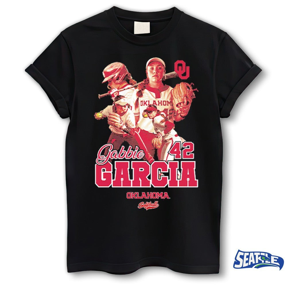 Oklahoma Sooners NCAA Softball 2026 Gabriella Garcia Collage shirt
