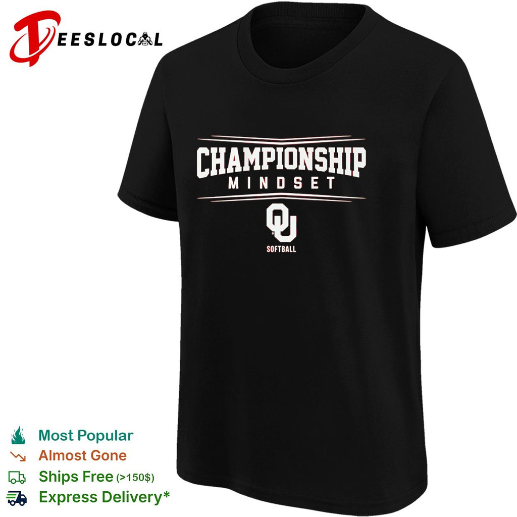Oklahoma Sooners championship mindset OU softball logo shirt