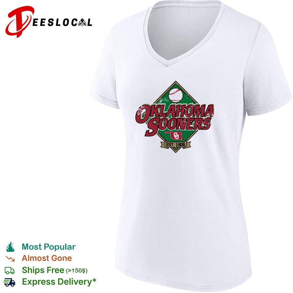 Oklahoma Sooners est 1906 baseball diamond logo shirt
