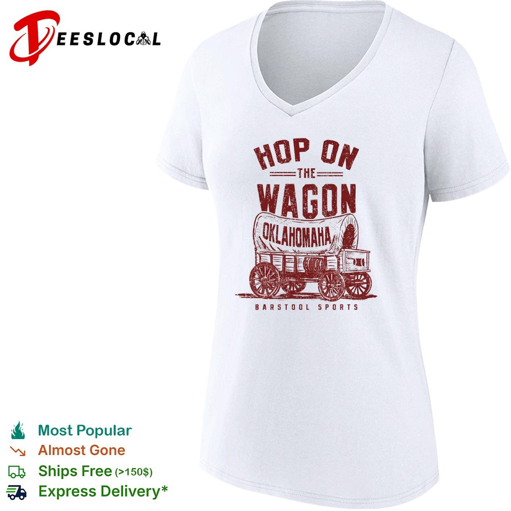 Oklahoma Sooners hop on the wagon vintage shirt