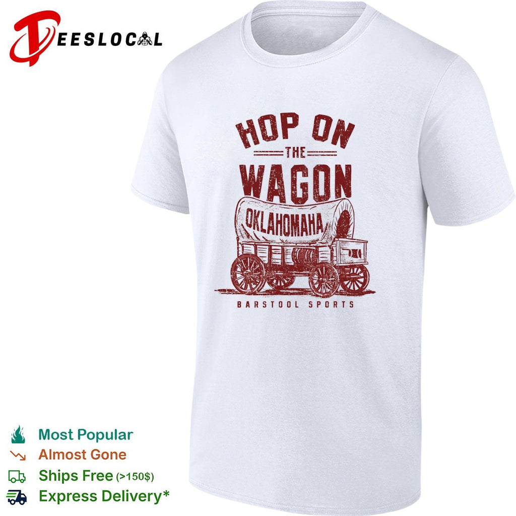 Oklahoma Sooners hop on the wagon vintage shirt