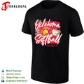 Oklahoma Sooners softball baseball glove OU logo shirt