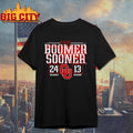 Oklahoma Sooners vs. Michigan Wolverines Boomer Sooner 2025 Score shirt