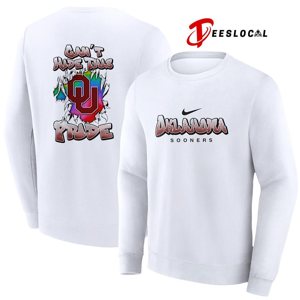 Oklahoma Sooners x NCAA Pride month can’t hide this shirt