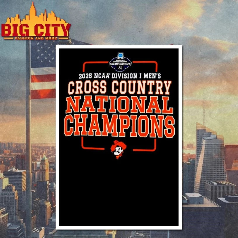 Oklahoma State Cowboys 2025 NCAA Men’s Cross Country National Champions shirt