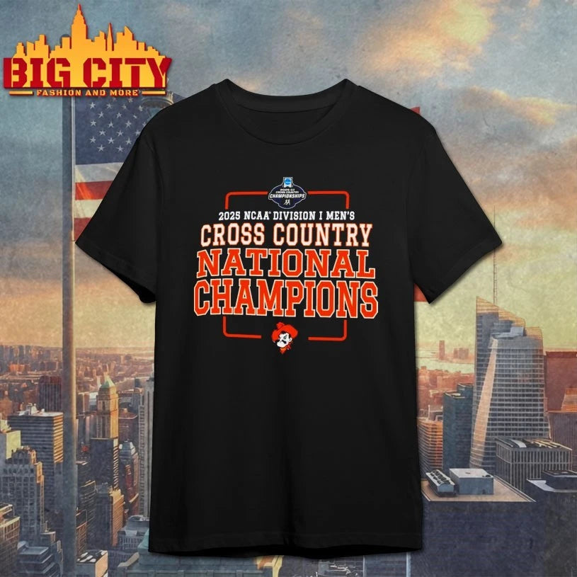 Oklahoma State Cowboys 2025 NCAA Men’s Cross Country National Champions shirt