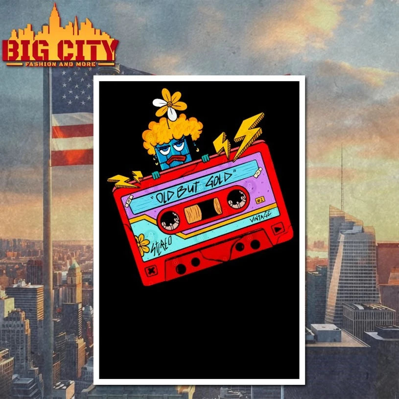 Old But Gold Retro Cassette Mixtape shirt