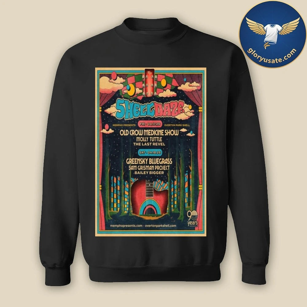 Old Crow Medicine Show April 18 2026 Memphis TN Poster Shirt