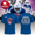 Old Dominion Monarchs 2025 Staffdna Cure Bowl Champions Two Sided Shirt